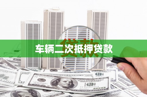 全南车辆二次抵押贷款
