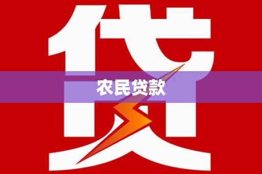 南州农民贷款