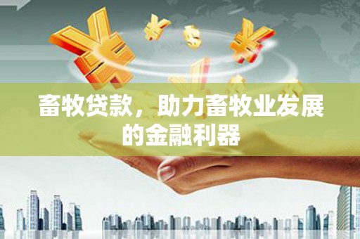 望牛墩畜牧贷款，助力畜牧业发展的金融利器
