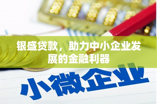 灵宝银盛贷款，助力中小企业发展的金融利器