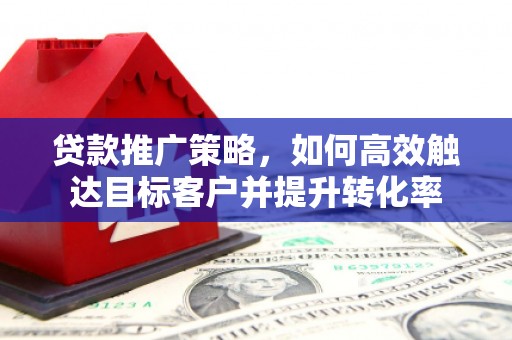 腾冲贷款推广策略，如何高效触达目标客户并提升转化率