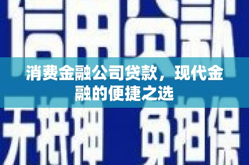 双江消费金融公司贷款，现代金融的便捷之选