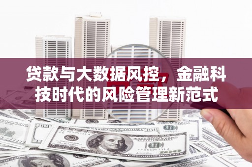 光复贷款与大数据风控，金融科技时代的风险管理新范式