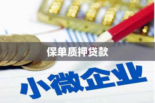 广汉保单质押贷款