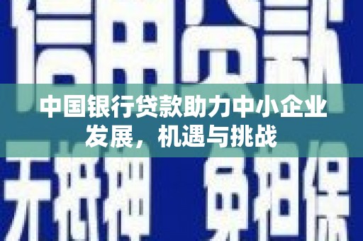 高坪中国银行贷款助力中小企业发展，机遇与挑战