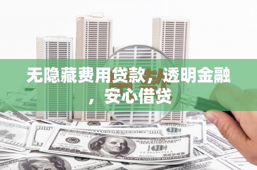 营口无隐藏费用贷款，透明金融，安心借贷
