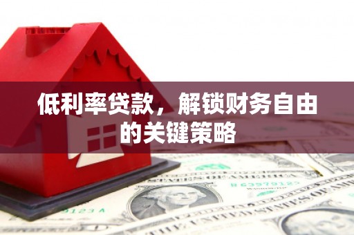 湘潭低利率贷款，解锁财务自由的关键策略