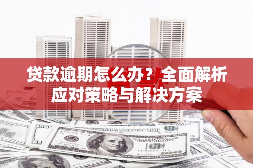 平阴贷款逾期怎么办？全面解析应对策略与解决方案
