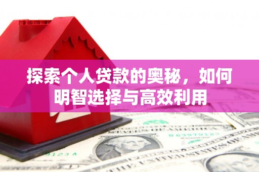 扎囊探索个人贷款的奥秘，如何明智选择与高效利用