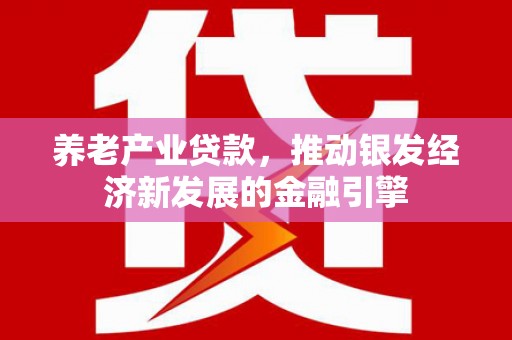 麻山养老产业贷款，推动银发经济新发展的金融引擎