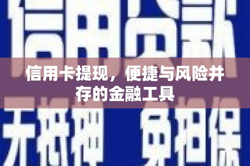 西丰信用卡提现，便捷与风险并存的金融工具