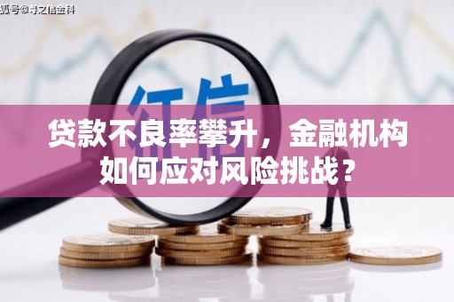 溪湖贷款不良率攀升，金融机构如何应对风险挑战？