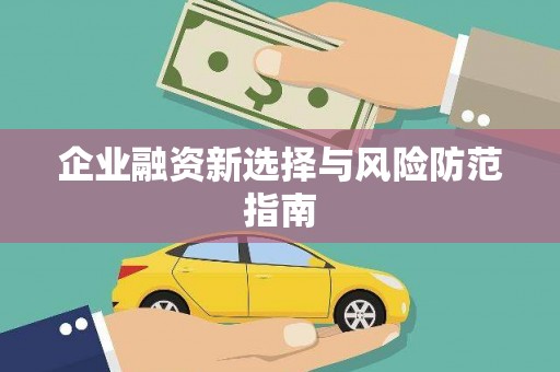 木兰企业融资新选择与风险防范指南