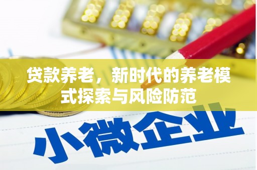 当涂贷款养老，新时代的养老模式探索与风险防范